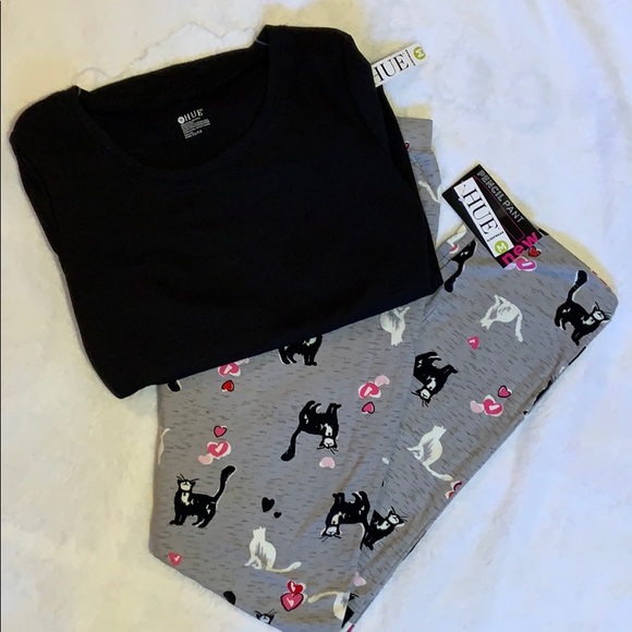 HUE Other - 🆕🌸Hue Cozy Cat Pajama Set🌸